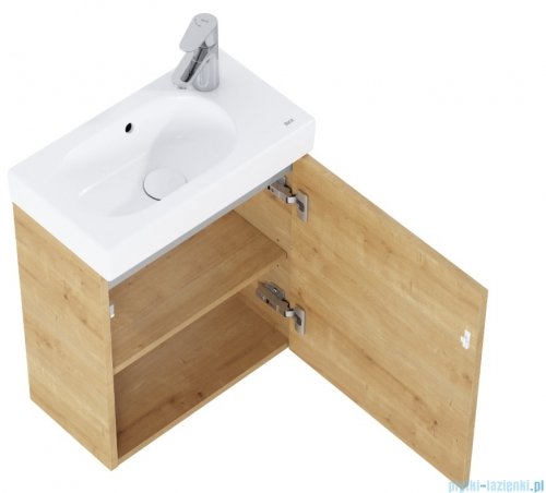 Roca Mini-N Zestaw łazienkowy Unik 45x25x57 cm JASNY DĄB A852445464