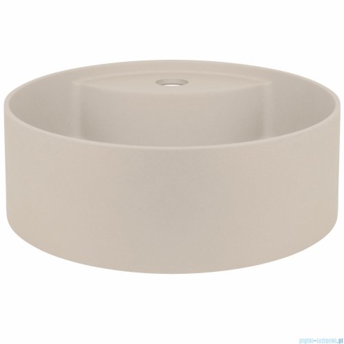 Deante SILIA Umywalka granitowa nablatowa z miejscem na baterię Ø36 beż CQS_5U4B