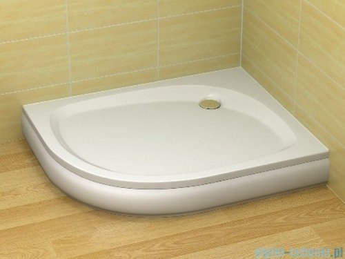 Radaway Brodzik półokrągły Patmos E 100x80 prawy ze zdejmowaną obudową 4P81155-03R