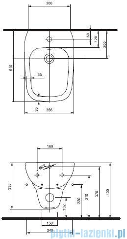 Koło Style Bidet wiszący z otworem L25100000