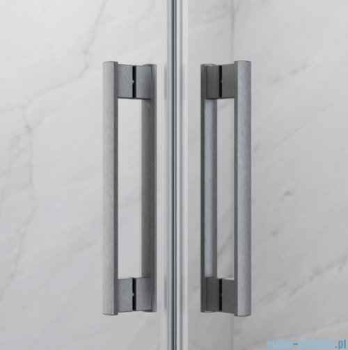 Radaway Idea DWJ Brushed Nickel drzwi wnękowe 130cm lewe szczotkowany nikiel 387017-91-01L