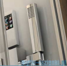 Novellini Nexis kabina prysznicowa z hydromasażem 100x80 Lewa burlington NEXA100SM5-1KN