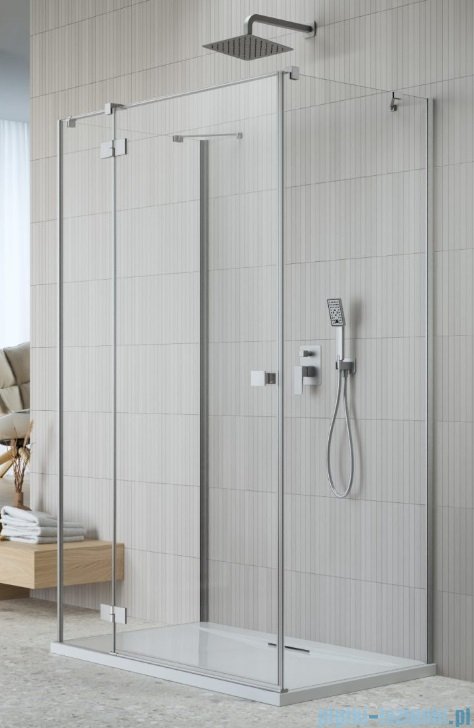 Radaway Essenza Brushed Nickel Kdj+S kabina 70x90x70cm lewa szczotkowany nikiel 1384048-01-01/1385020-91-01L/1384048-01-01
