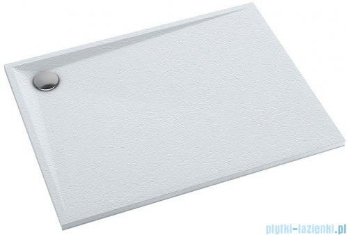 Omnires Stone brodzik prysznicowy prostokątny 90x100x3 cm biały mat STONE90/100BM