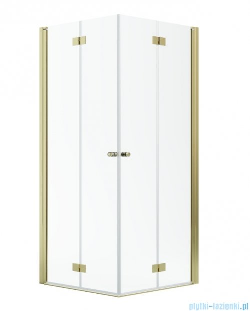 Radaway Nes Kdd B Gold kabina 90x90cm złoty połysk 10024090-09-01L/10024090-09-01R