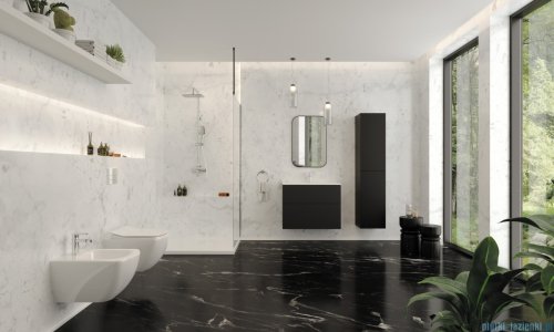 Deante Prizma Brodzik akrylowy prostokątny 100x80 cm biały KTJ_086B