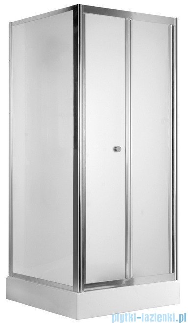 Deante Flex drzwi wnękowe składane 80x185 cm szkło szronione KTL 622D