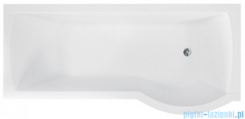 Besco Inspiro 150x70cm wanna z parawanem prawa + obudowa CZARNY mat + syfon CZARNY #WAI-150-PPR/#OAI-150-IIC/19977