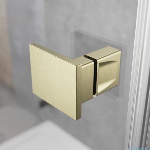 Radaway Essenza Pro Brushed Gold Kdj kabina 100x110cm lewa szczotkowane złoto 10097100-99-01L/10098110-01-01