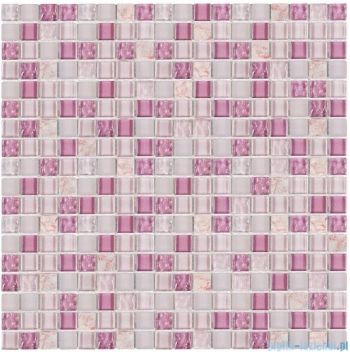Dunin Aurora mozaika kamień/szkło 30x30 amethyst 15