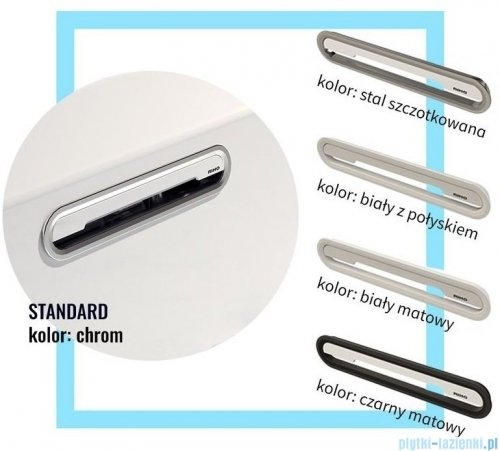 Riho Rethink Cubic 180x80cmwanna prostokątna + syfon + nóżki biała matowa B106001105/207093