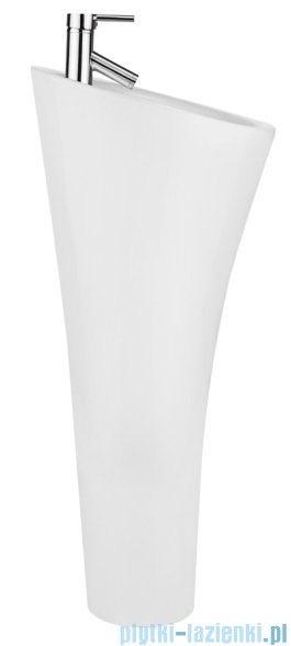 Massi Datura umywalka wolnostojąca z otworem 43x43x97cm biały MSUS-001