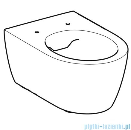 Geberit iCon Miska wisząca, lejowa, Rimfree KeraTect 501.661.00.8