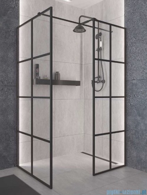 Besco Excea kabina walk-in 100x90cm przejrzyste EXC-109-190B