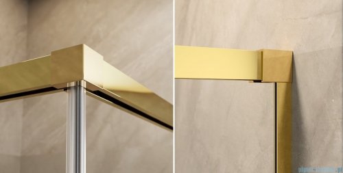 Radaway Idea Gold Kdd kabina 90x75cm złoty połysk/szkło przejrzyste 387060-09-01L/387066-09-01R