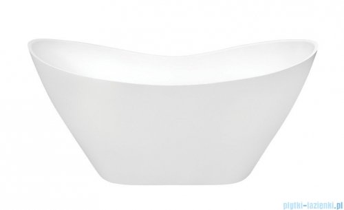 Besco Viya 170x72cm wanna wolnostojąca konglomeratowa + syfon klik-klak chrom #WMD-170-V