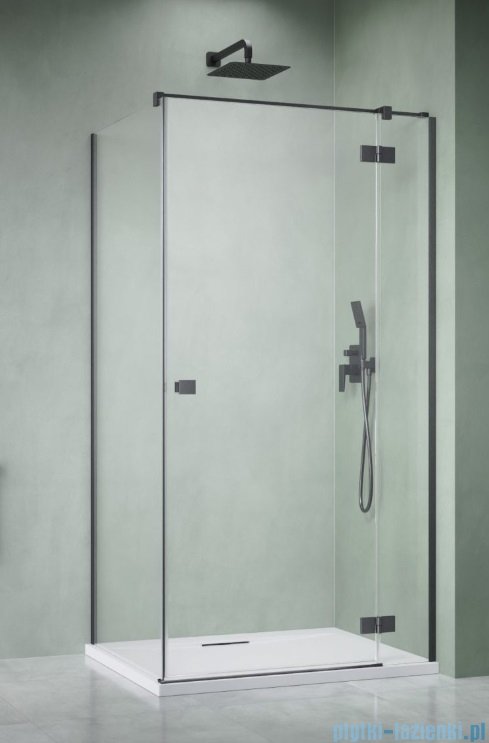 Radaway Essenza 8 Brushed GunMetal Kdj kabina 80x110cm prawa szczotkowany grafit 10480512-01-01R/10470237-92-01R/10113110-01-01