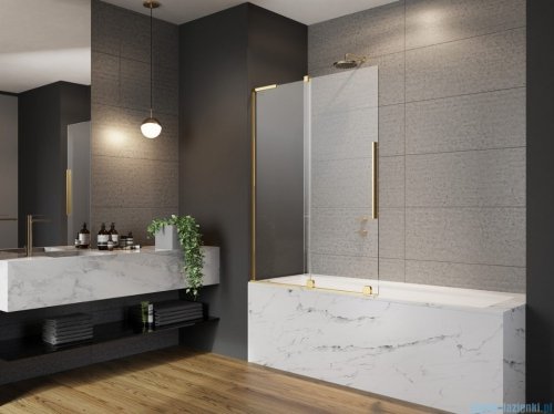 Radaway Furo SL Gold PND II parawan nawannowy 120cm lewy złoty połysk/przejrzyste 10309638-09-01L/10112594-01-01