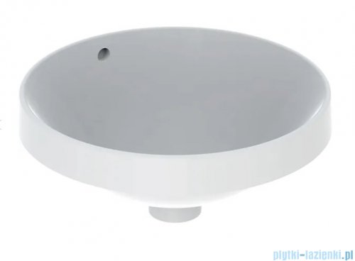 Geberit VariForm Umywalka okrągła wpuszczana w blat 40cm szkliwiony spód 500.701.01.2