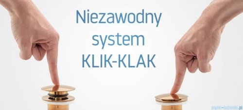 Rea korek umywalkowy klik-klak uniwersalny Złoty REA-A2360