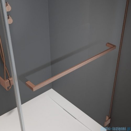 Radaway Idea 6 DWD Brushed Copper drzwi wnękowe 180cm szczotkowana miedź 387128-93-01
