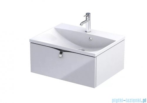 Oristo Siena szafka podumywalkowa wisząca 60x25x45cm biały mat OR45-SD1S-60-2