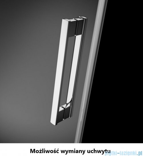 Radaway Idea 8 QL Kdj kabina 100x80cm lewa szkło przejrzyste 10550517-01-01L/10350453-01-01/10360080-01-01R
