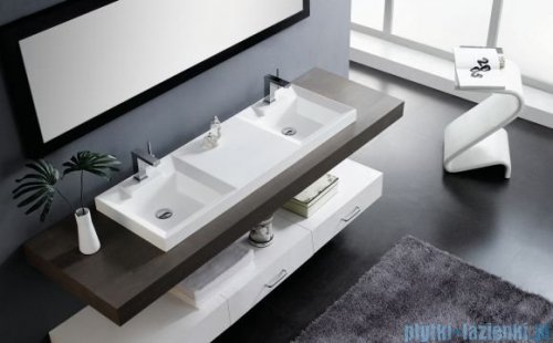 Bathco Duet umywalka 120x40cm wpuszczana 0579