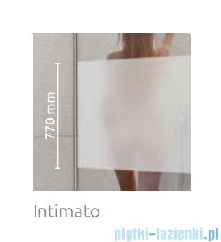 Radaway Nes 6 Kdj B Brushed Light Gold kabina 100x80cm prawa szczotkowane jasne złoto 10025100-98-01R/10039080-01-01