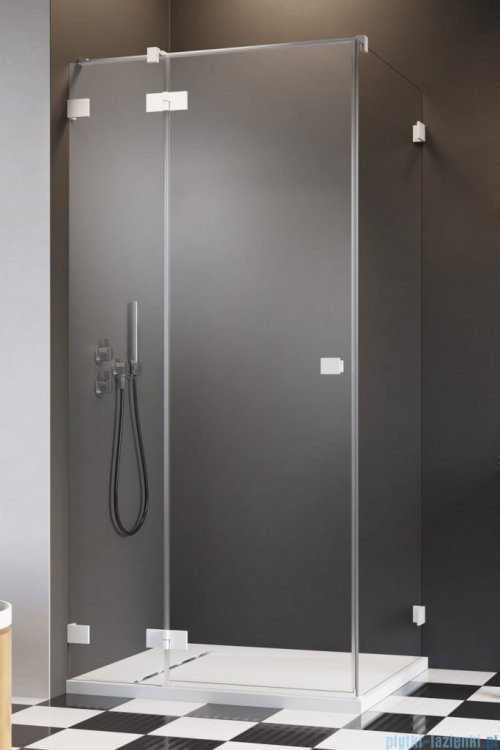 Radaway Essenza Pro White Kdj kabina 110x70cm lewa szkło przejrzyste 10097110-04-01L/10098070-01-01