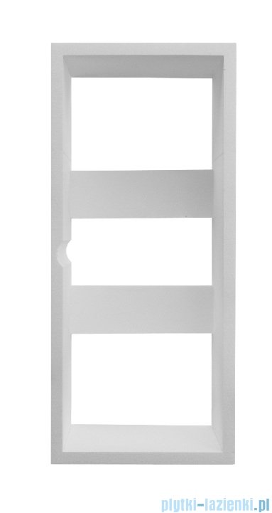 Schedpol Schedline Celicia Set wanna prostokątna z nośnikiem styropianowym biały mat 170x75cm 3WST.CS1P-17075/B/MG