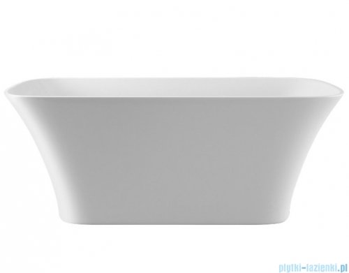 Besco Assos S-Line 160x70cm wanna wolnostojąca + syfon klik-klak czarny czyszczony od góry #WMD-160-ASB