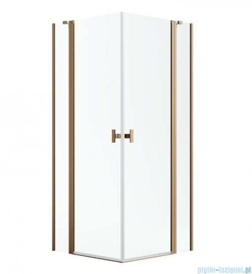 Radaway Nes Kdd II Brushed Copper kabina 100x90cm szczotkowana miedź 10031100-93-01L/10031090-93-01R