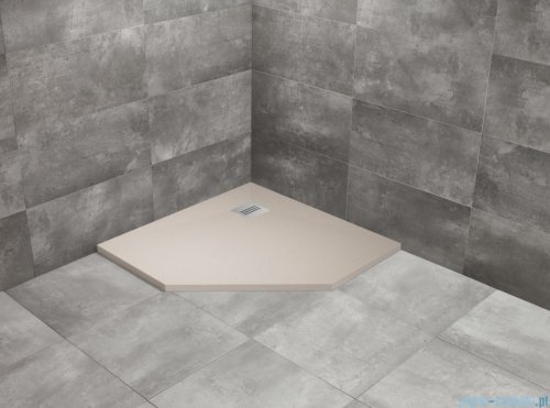 Radaway Kyntos PT brodzik pięciokątny 80x80cm kaszmirowy HKPT8080-84