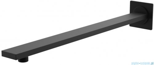 Kohlman Kwadratowe ścienne ramię do deszczownicy 40cm czarny mat
