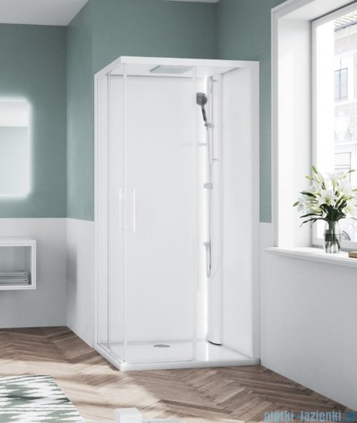 Novellini Glax 1 2.0 kabina standard 80x80 biała G21A80TFL-1UU
