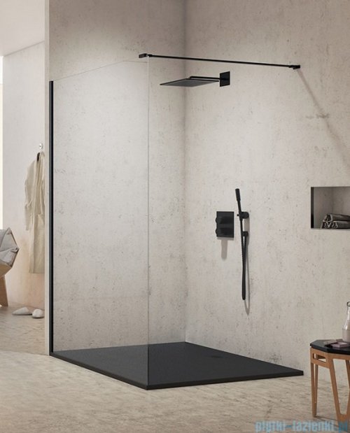 New Trendy New Modus Black kabina Walk-In 140x200 cm przejrzyste