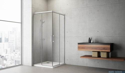 Radaway Idea Kdd kabina 120x75cm chrom połysk/szkło przejrzyste 387064-01-01L/387066-75-01R
