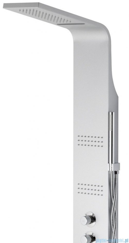 Corsan Kaskada panel prysznicowy z mieszaczem srebrny A-014AMSREBRNY
