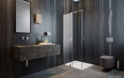 Radaway Furo KDJ RH kabina 90x80cm lewa szkło przejrzyste 10104442-01-01LU/10110460-01-01/10113080-01-01