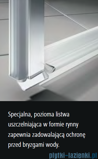 Kermi Cada XS drzwi wahadłowe 2-skrzydłowe 105 cm CKPTD10520VPK