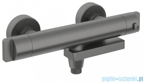 Deante Titanium bateria wannowa ścienna termostatyczna bez zestawu prysznicowego titanium BCH D1BT