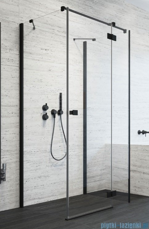 Radaway Essenza New Black Kdj+S kabina 80x90x80cm prawa szkło przejrzyste 