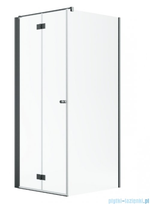 Radaway Nes Kdj B Brushed GunMetal kabina 100x70cm lewa szczotkowany grafit 10025100-92-01L/10039070-01-01