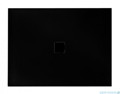 Besco Nox ultraslim black 130x90cm brodzik prostokątny czarny/czarny BMN130-90-CC