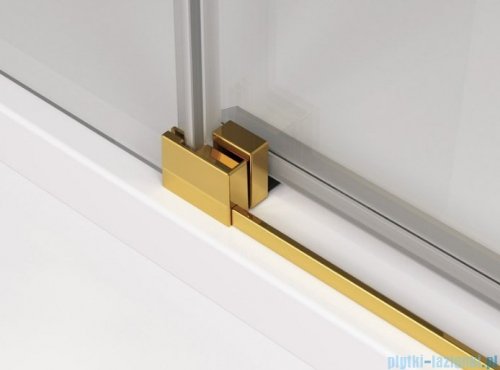 SanSwiss Cadura Gold Line drzwi przesuwne 90cm jednoskrzydłowe prawe z polem stałym CAE2D0901207