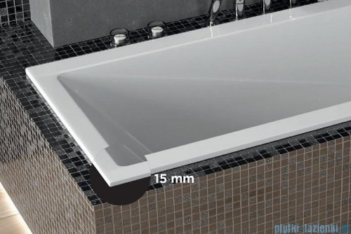 Besco Modern Slim 140x70cm wanna prostokątna #WAM-140-SL