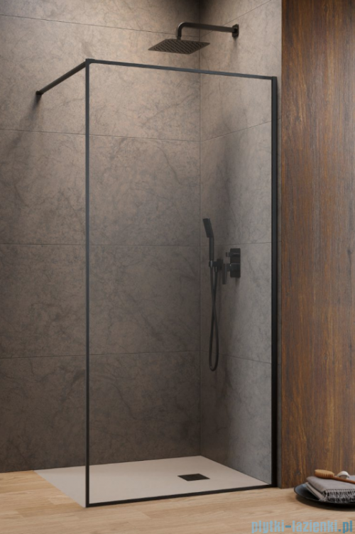 Radaway Modo F II Brushed GunMetal kabina Walk-in 150x2010cm Szczotkowany Grafit szkło przejrzyste 10409154-92-01