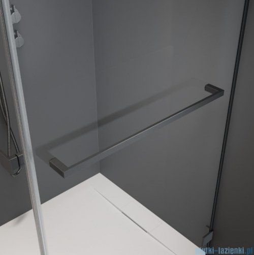 Radaway Idea DWJ Brushed GunMetal drzwi wnękowe 140cm prawe szczotkowany grafit 387018-92-01R