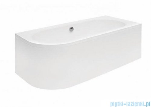 Besco Avita 160x75cm wanna asymetryczna prawa + obudowa + syfon #WAV-160-NP/OAV-160-NS/19975